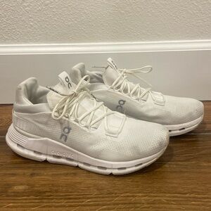 On Cloud Nova Women Sneakers - White Cloth